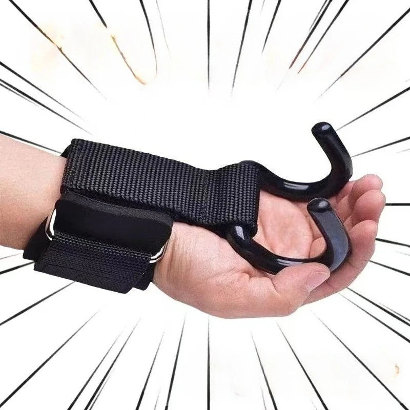 Power Grip Lifting Hooks For Gym & Heavy Workouts