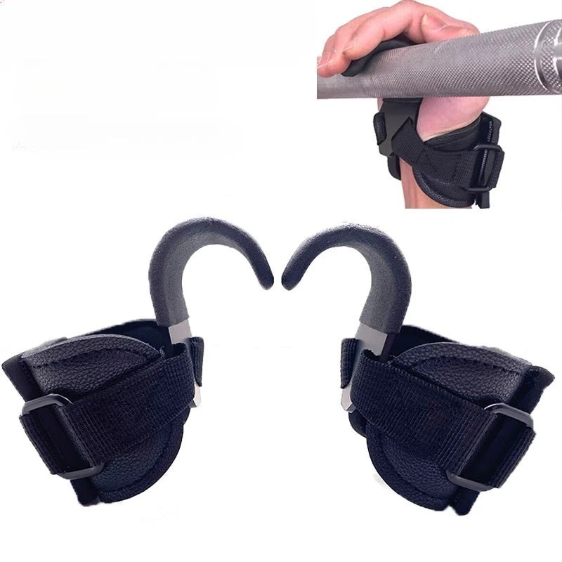 Power Grip Lifting Hooks For Gym & Heavy Workouts