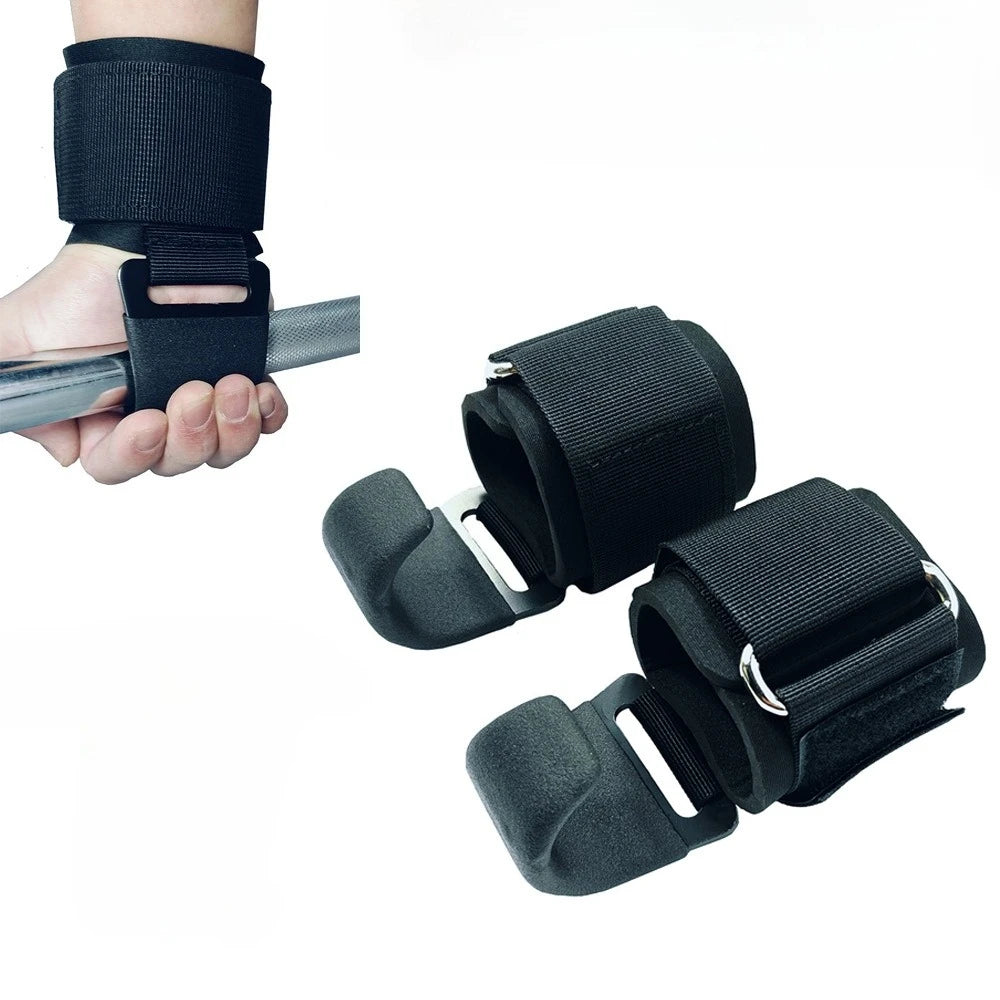 Power Grip Lifting Hooks For Gym & Heavy Workouts